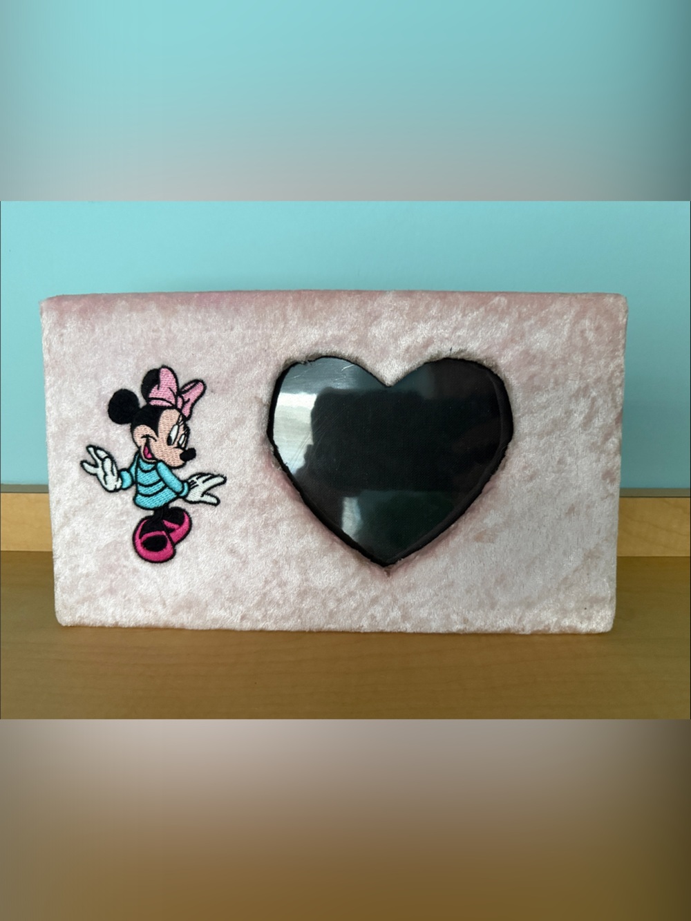 Pink  Minnie Mouse Heart Photo Frame